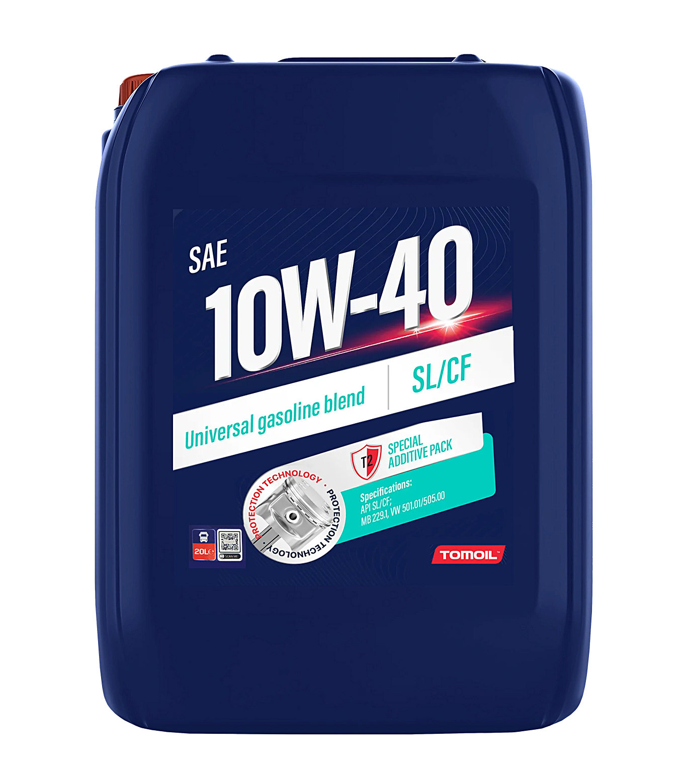 Олива моторна Tomoil Engine Oil 10W40 SL/CF - 20 л